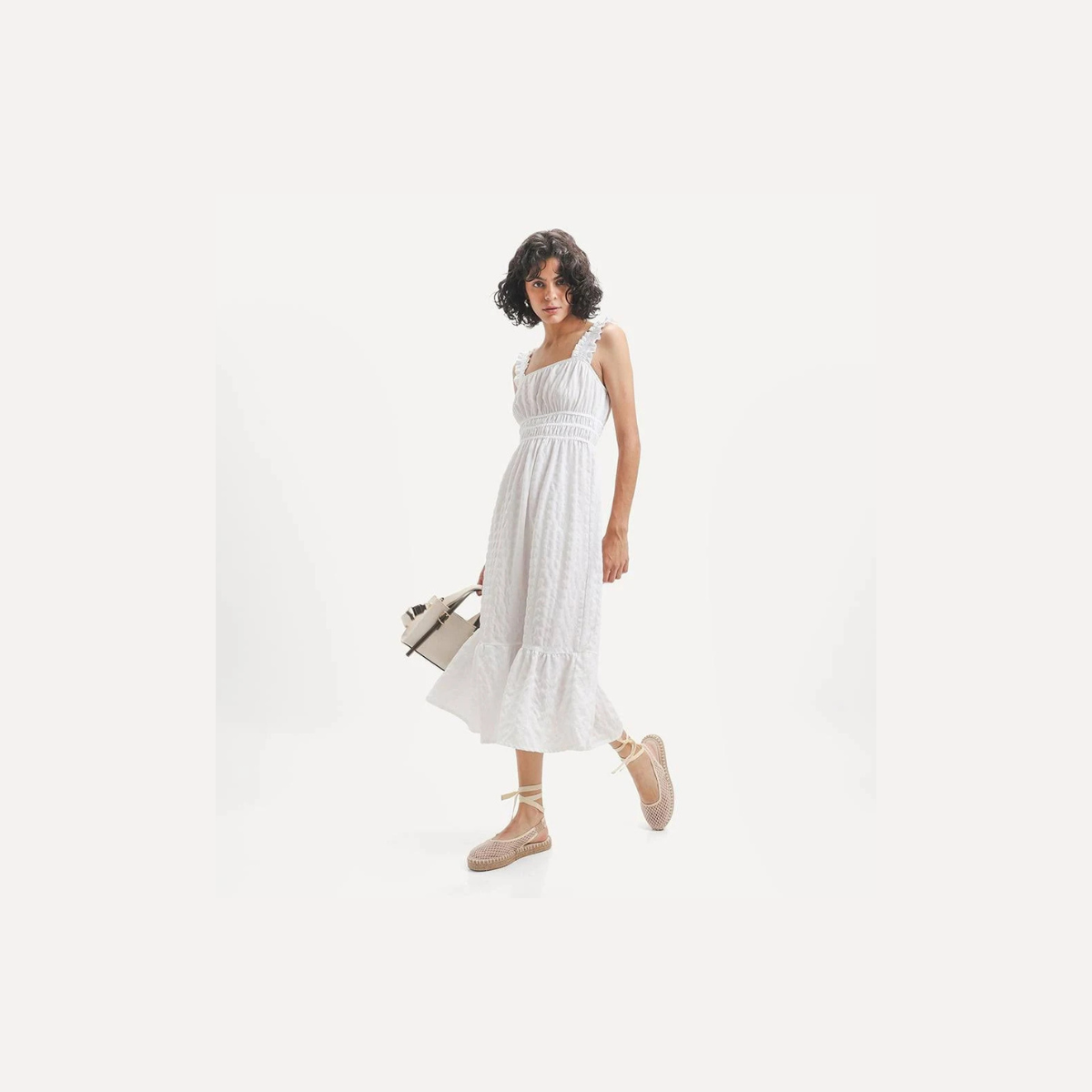 Vestido Midi Blanco